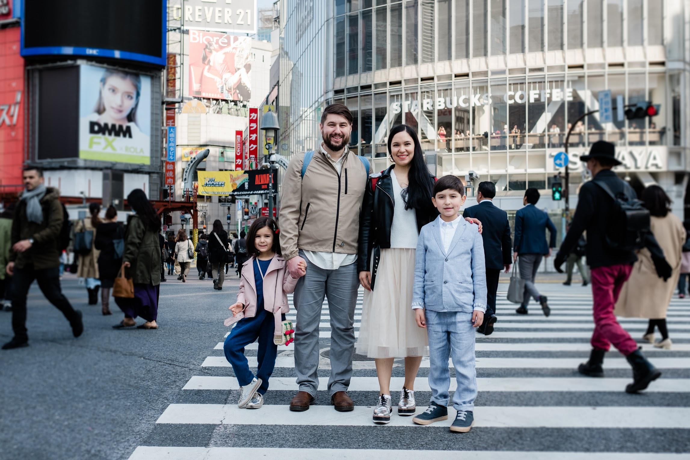 Kropf Family Shibuya Crossing 2019